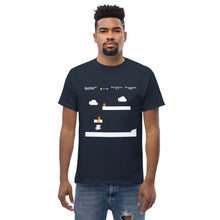 Load image into Gallery viewer, &quot;Level Up Pixel-Perfect Gamer M Bros T-Shirt!&quot;
