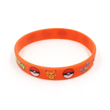 Load image into Gallery viewer, Pokemon Silicone Bracelet Pocket Elf Pikachu Kids Cartoon Figure Toys Bracelet Children&#39;s Wristband Bracelet Gfts
