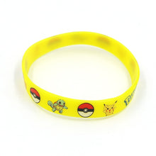 Load image into Gallery viewer, Pokemon Silicone Bracelet Pocket Elf Pikachu Kids Cartoon Figure Toys Bracelet Children&#39;s Wristband Bracelet Gfts
