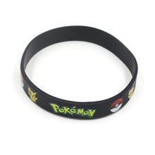 Load image into Gallery viewer, Pokemon Silicone Bracelet Pocket Elf Pikachu Kids Cartoon Figure Toys Bracelet Children&#39;s Wristband Bracelet Gfts
