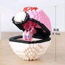 Load image into Gallery viewer, Pokemon Ball Blocks Micro Building  Small Particles Mini  Assembled Pikachu Toy Educational Toys
