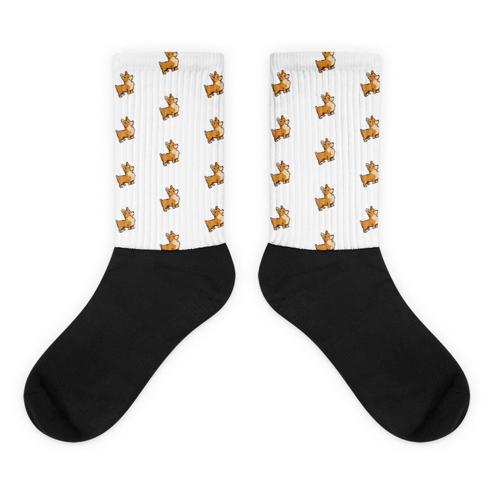 Love Doge Pixel Socks