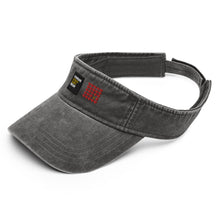 Load image into Gallery viewer, Love-Love-Pizza Pixel Denim Visor
