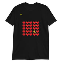 Load image into Gallery viewer, Love-Love-Pizza Pixel T-Shirt
