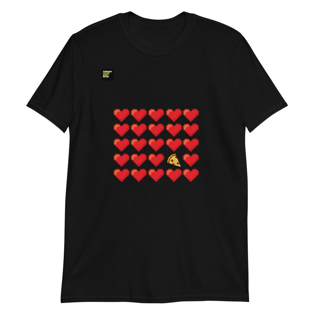 Love-Love-Pizza Pixel T-Shirt