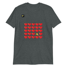 Load image into Gallery viewer, Love-Love-Pizza Pixel T-Shirt
