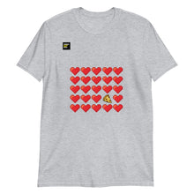 Load image into Gallery viewer, Love-Love-Pizza Pixel T-Shirt
