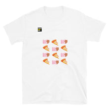 Load image into Gallery viewer, &quot;Pixelicious Pizza &amp; Chocolate T-Shirt!&quot;
